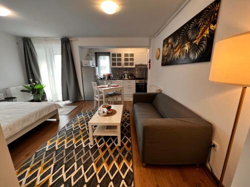 Гостиная зона в Libertatii Gardens Residences