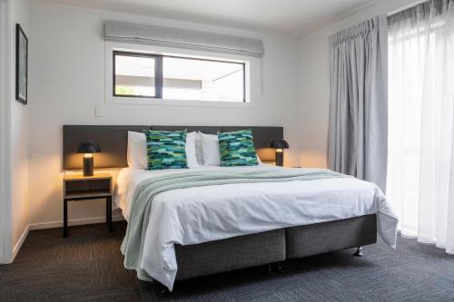 Cama o camas de una habitación en Solsen Flexi-Stay