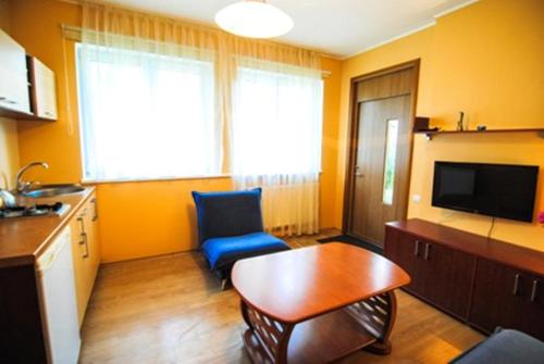 Kuhinja ili čajna kuhinja u objektu Apartamentai Vida
