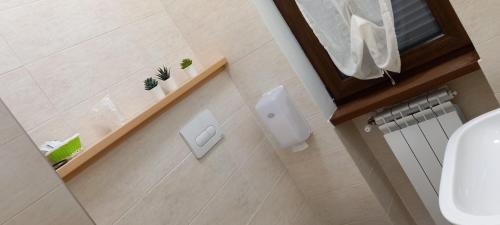 Koupelna v ubytování B&B LE BACETTE