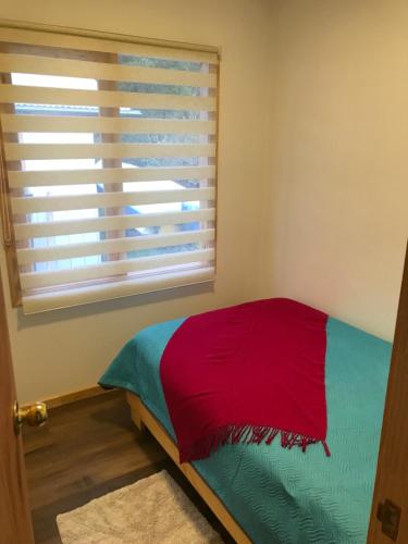 Giường trong phòng chung tại Cabaña R&S
