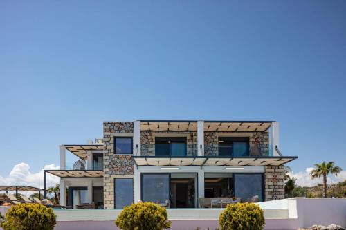 a rendering of a villa in the desert at Villa Empire with Magical sea view in Chania