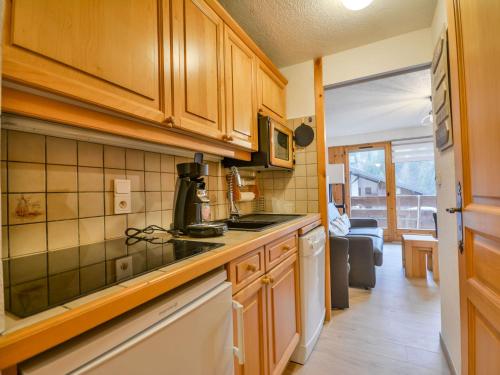 Studio cabine proche navettes, 4 pers. avec balcon, casier à skis et garage - Morzine