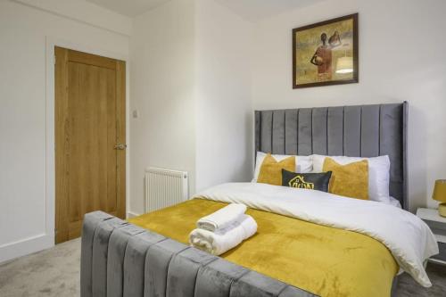 Ένα ή περισσότερα κρεβάτια σε δωμάτιο στο Vion Apartment- Westerton
