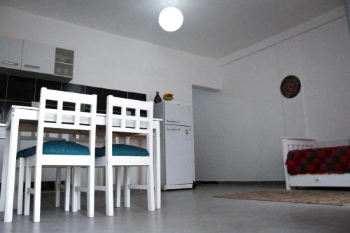 Η κουζίνα ή μικρή κουζίνα στο Departamento Génesis, 1er piso