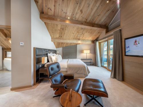 Chalet de luxe avec espace bien-être à Méribel, demi-pension incluse