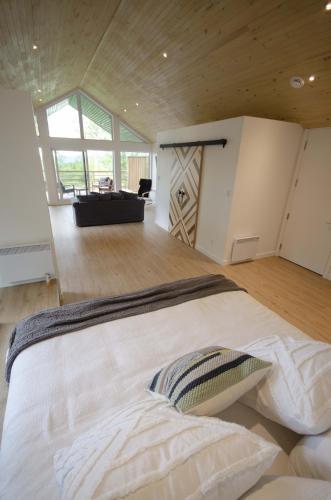 Katil atau katil-katil dalam bilik di Unic lofts - Ligali - Massif Charlevoix, Mont-St-Anne