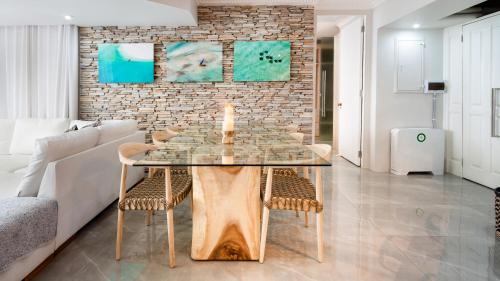 Χώρος καθιστικού στο Beachfront Penthouse Ballito