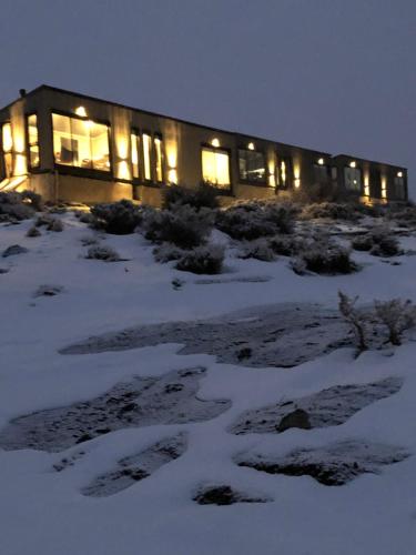 Το Cabañas de Montaña Armonías Lodge τον χειμώνα