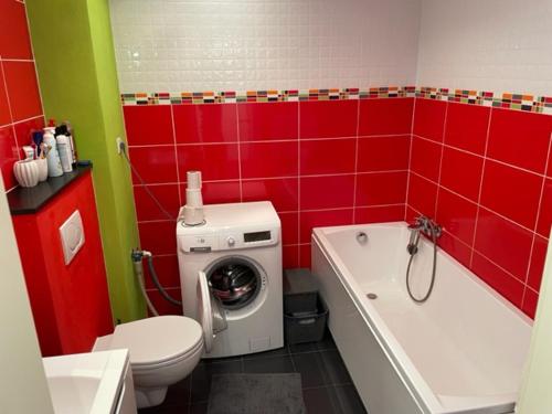 Kúpeľňa v ubytovaní Family apartman