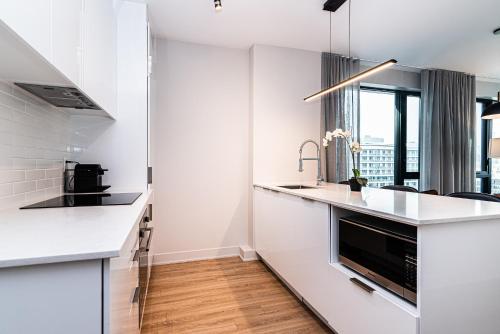 Dapur atau dapur kecil di WERFY Luxury Apart-Hotel
