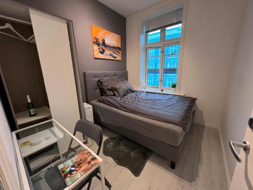 Posezení v ubytování Deluxe room in heart of Oslo Grunerløkka