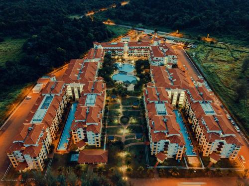 an overhead view of a group of buildings at JoJo Homestay Tiara Residence in Desaru