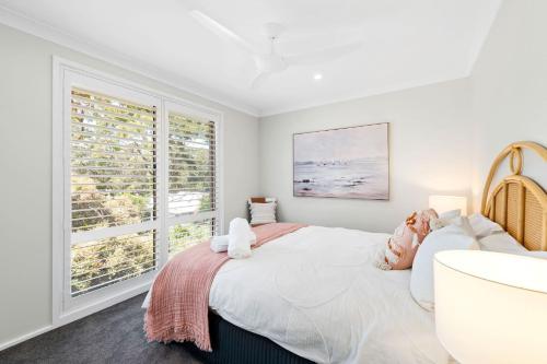 Postel nebo postele na pokoji v ubytování Bonito at Bagnalls