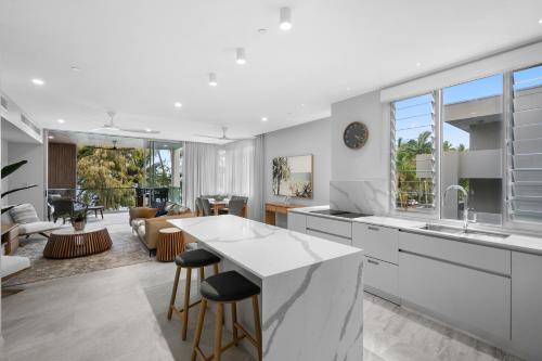 Una cocina o zona de cocina en Ocean View Shara