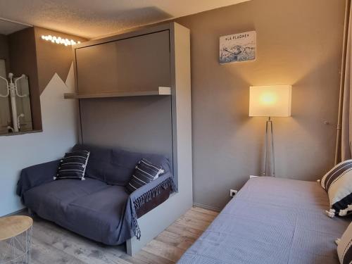Studio chaleureux, vue pistes - 3 pers.