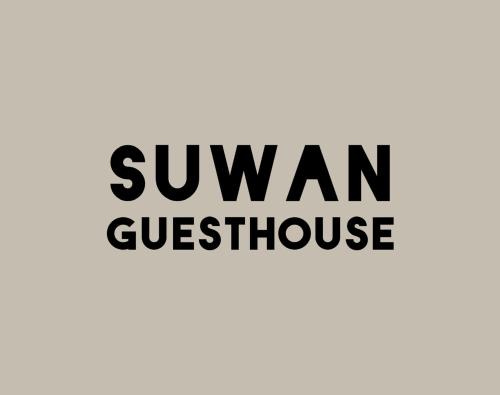 a sign that reads swan guest house at SUWAN Guesthouse A06 - 2BR Apartment with Pool Near UKM in Kajang