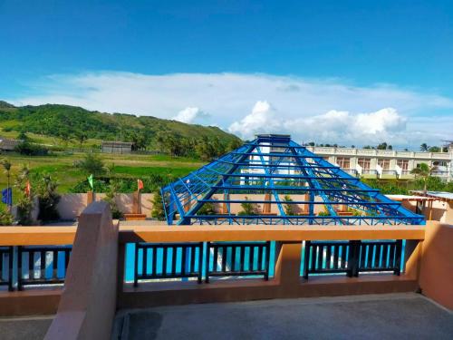 a blue structure on top of a building at Nest Resort in Pagudpud