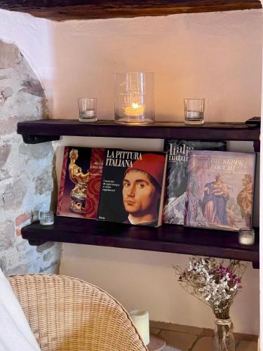 Biblioteca nel bed & breakfast
