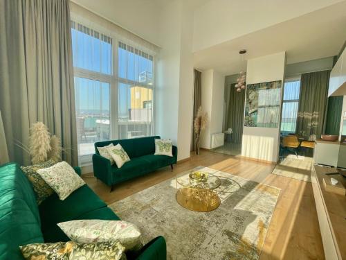 Posedenie v ubytovaní Centropolitan Penthouse #jacuzzi #freeparking