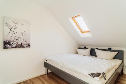 Postel nebo postele na pokoji v ubytování Ferienwohnung Lärche
