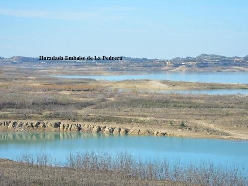 a view of a river with the words hürürmannamnicking the ice at Casa Horadada in Algorfa