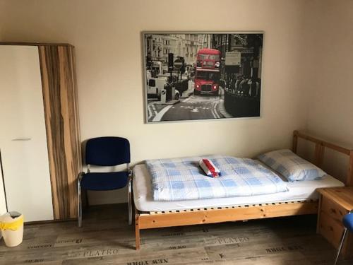 Ένα ή περισσότερα κρεβάτια σε δωμάτιο στο Clarkes Apartments