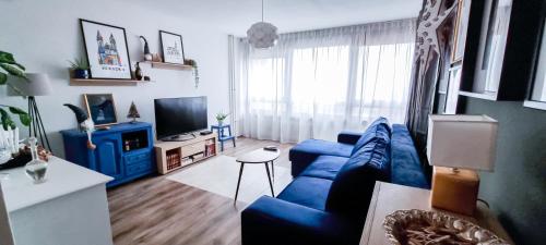 Posezení v ubytování Apartment Gallery Zagreb