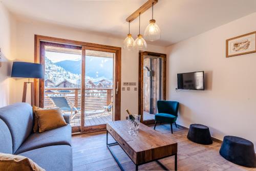 Výhľad na hory alebo výhľad na hory priamo z apartmánu