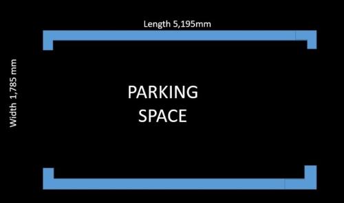 a screenshot of a parking space with the words parking space at Casa Cafetal Aeropuerto in Alajuela City