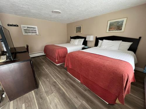 Кровать или кровати в номере Villa Motel