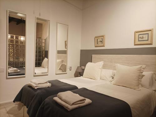 Postel nebo postele na pokoji v ubytování Encantador apartamento en el Centro
