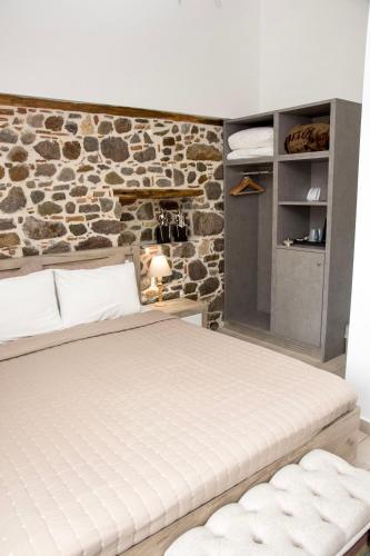 Arxontiko Hotelにあるベッド