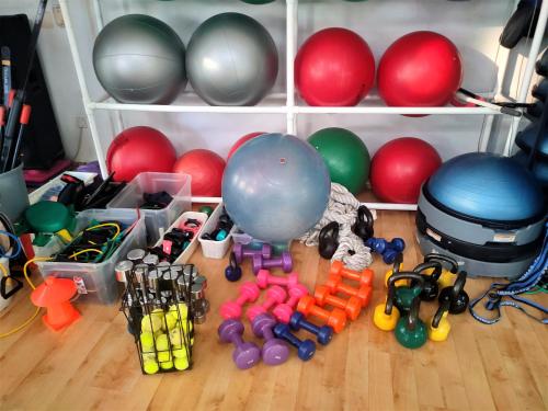 a group of toys on the floor in a room at Almond Business Hotel in Nicosia