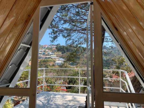 a view from the front door of a house at Hoa Son Village Da Lat in Xuan An