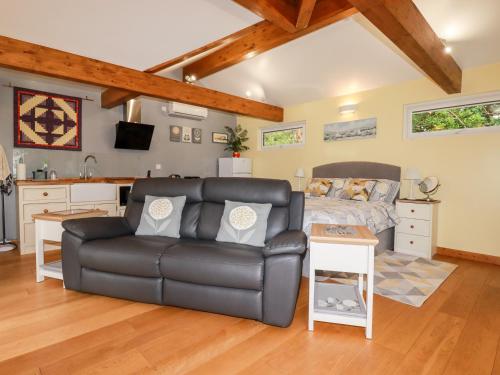 Χώρος καθιστικού στο Brambleside Lodge