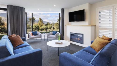 Oaks Queenstown Shores Resortにあるシーティングエリア