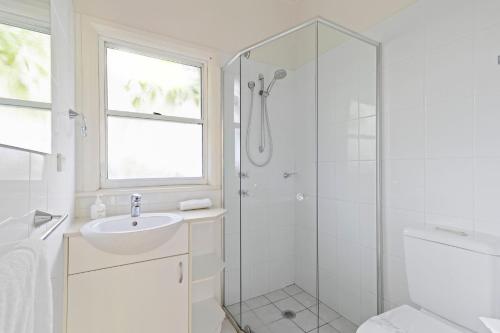 Koupelna v ubytování Elizabeth Cottage, Jervis Bay