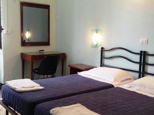 Cama o camas de una habitación en Hotel Bernheof