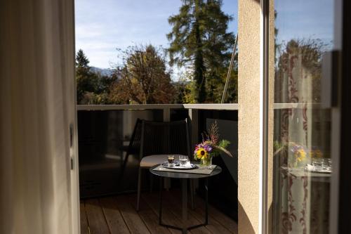 Uma varanda ou terraço em HOTEL max70