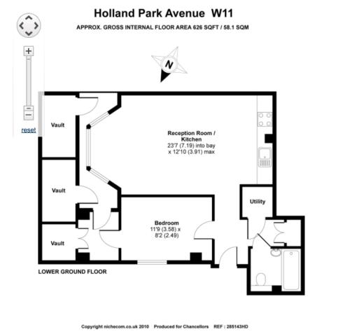 Bố cục Holland Park Apartment