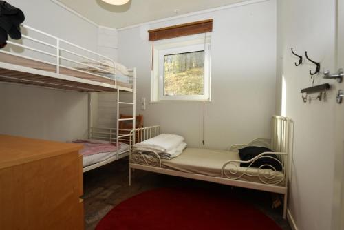 Narivoodi või narivoodid majutusasutuse Large holiday house in Branäs toas