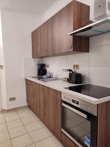 Dapur atau dapur kecil di Tempel-inn Klosterstraße
