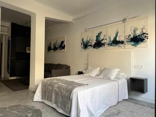 Кровать или кровати в номере Estepa modern & luxury