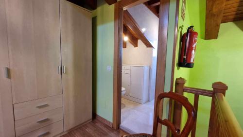 Koupelna v ubytování Casa Vacacional La Portillina