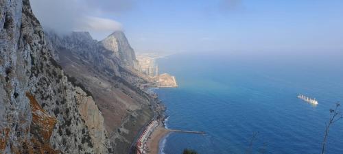 an aerial view of the amalfi coast at Large Studio with view-Hosted by Sweetstay in Gibraltar