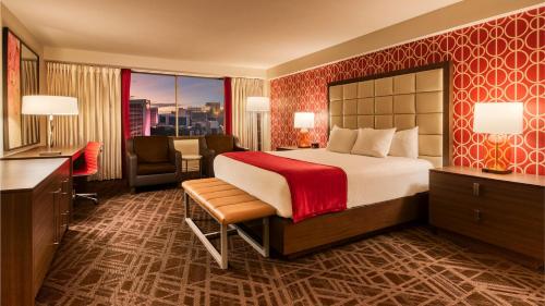 Un ou plusieurs lits dans un hébergement de l'établissement Horseshoe Las Vegas