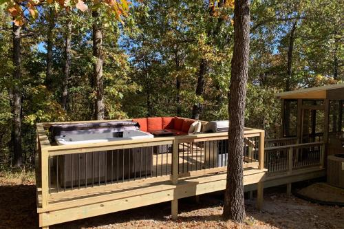 Hot Tub in the Woods
