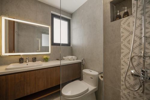 Koupelna v ubytování Maison Vy Anh Hotel & Apartment