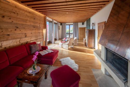 Posezení v ubytování Chalet Carpe Diem